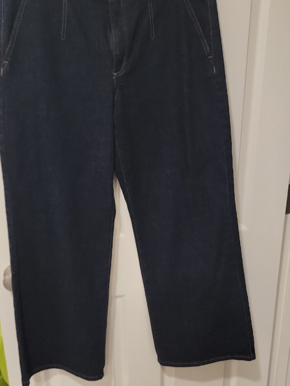 Banana Republic Dark Indigo Wide-Leg Jeans - Picture 4 of 10